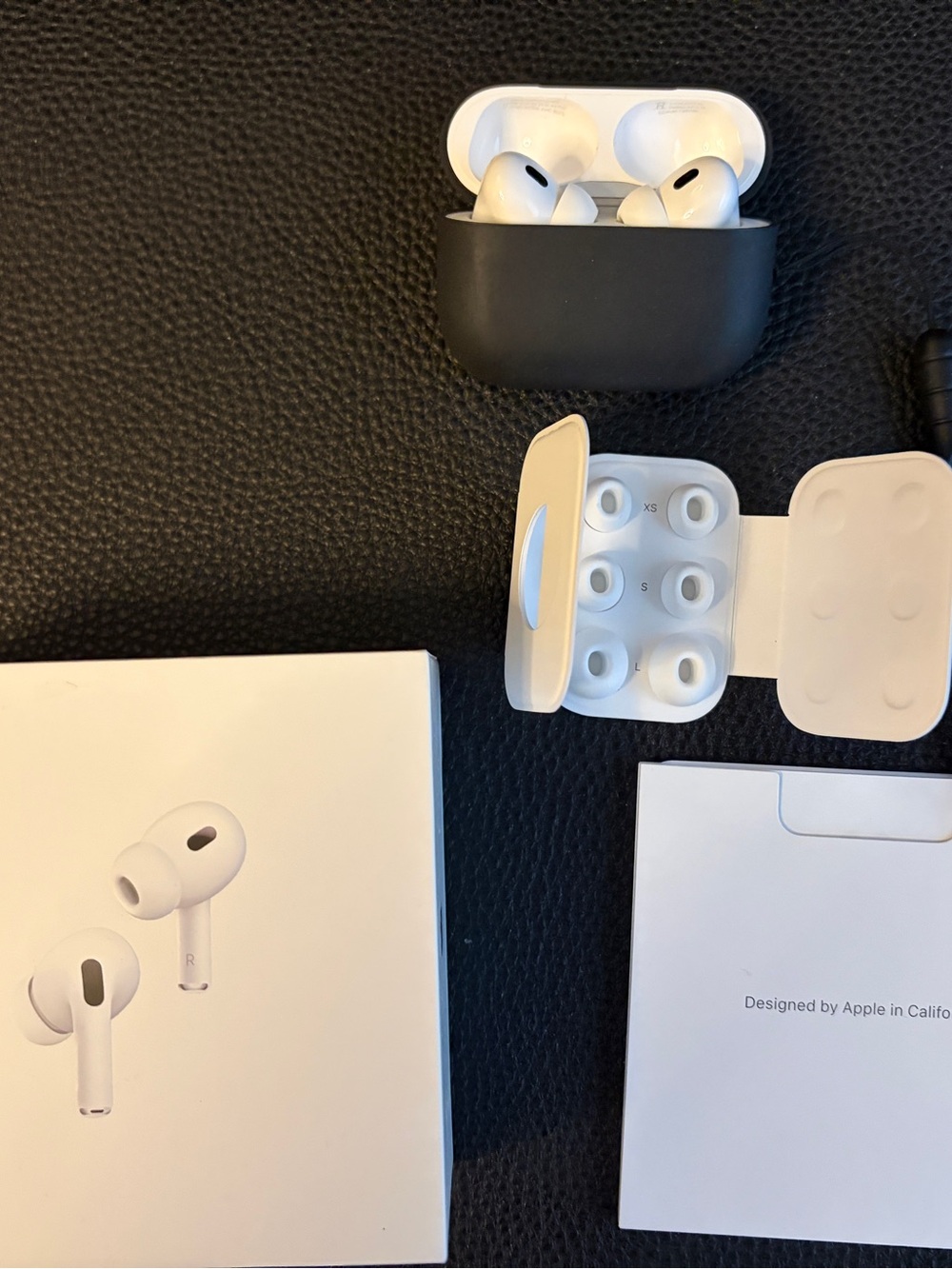 Apple AirPods Pro 2nd Generation - AirPods Pro, Charging Case, Silicone Case